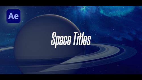 Cosmic Space Travel Cinematic Opener Titles