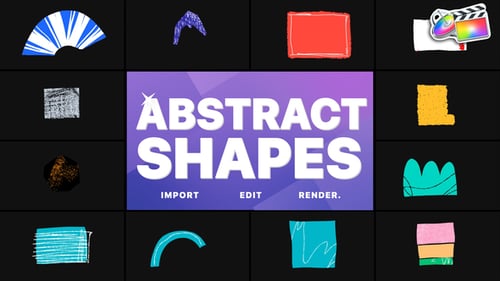 Colorful Abstract Shapes Animations | FCPX
