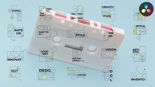 Stroke Titles for DaVinci Resolve