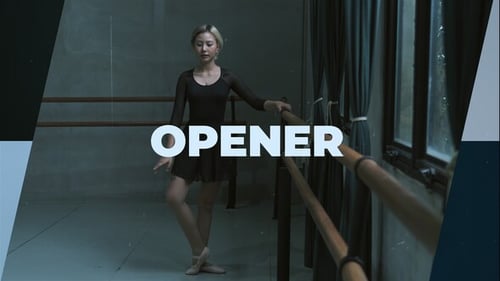 Clean Modern Opener with Kinetic Text Reveals