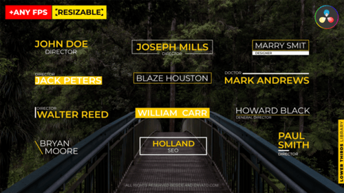 Lower Thirds Simple Edition \ DR