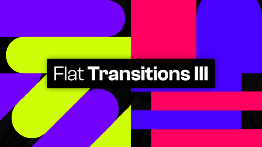 Dynamic Flat Geometric Transitions Pack for Video Editing, Broadcast ...