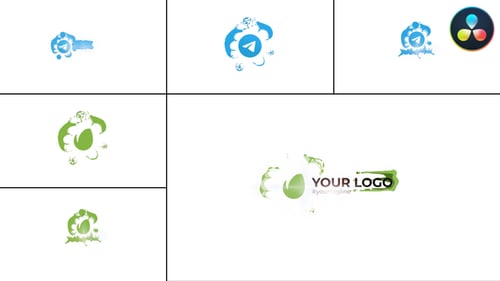 Liquid Corporate Logo for DaVinci Resolve