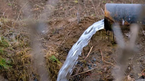 Water Well Drilling Slow Motion
