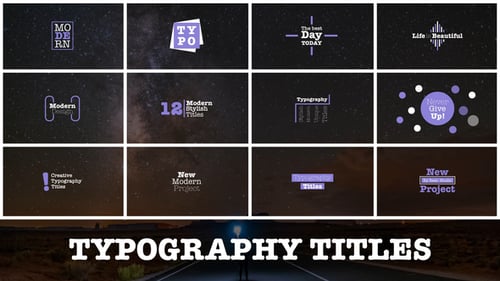 Typography Titles | FCPX & Apple Motion