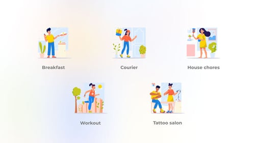 House Chores - Flat Сoncepts