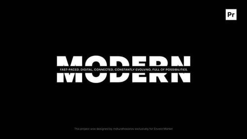 Minimal Text Animation Title Pack