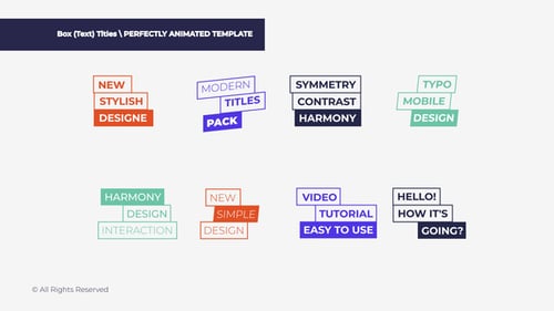 Box (Text) Titles | FCPX