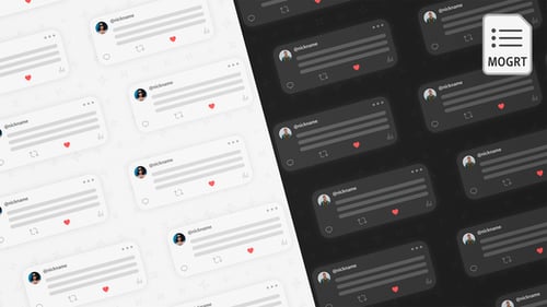 Modern X Social Media Logo Reveal Intro