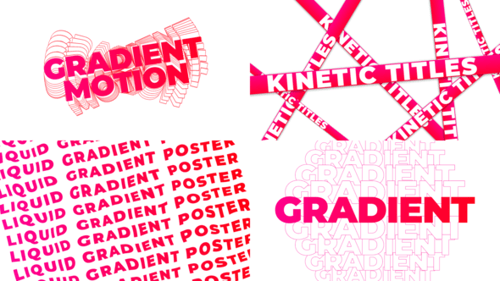 Gradienten-Typografie