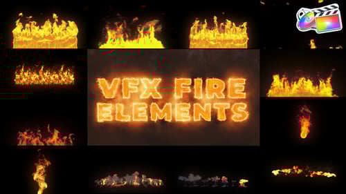 VFX Fire Elements for FCPX