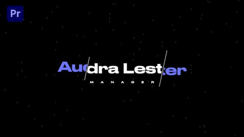 Stylish Lower Thirds