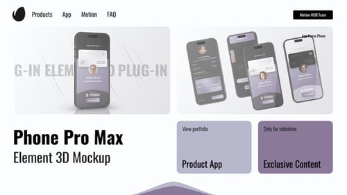 Black White App Promo