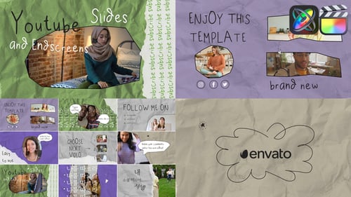 Diapositives et écrans de fin pour les réseaux sociaux pour FCPX