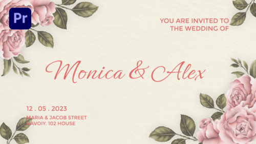 Romantic Wedding Intro (MOGRT)