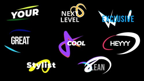 Dynamic Colorful Speed Lines Elements Pack