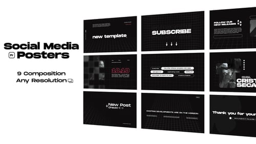 Social Media Posters / PR