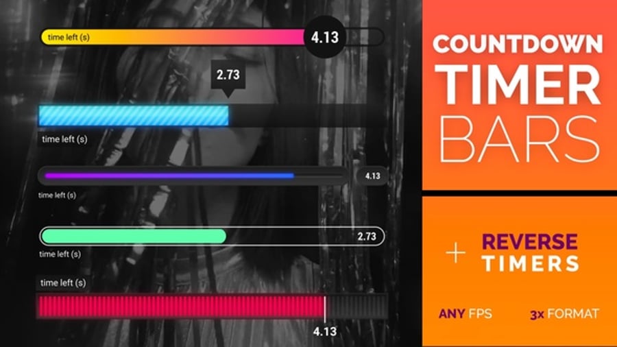 Countdown Timer Bars, Elements ft. loading bar & sidebar - Envato