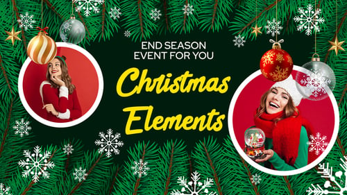 Merry Christmast Slides Opener MOGRT