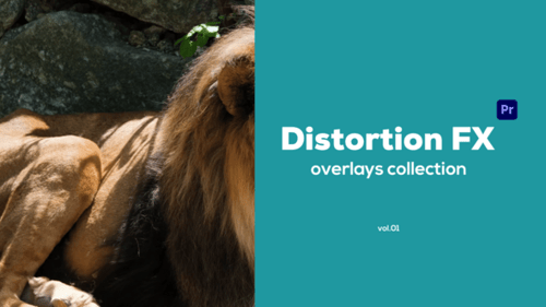 Dynamic Digital Glitch Distortion Effects Overlays