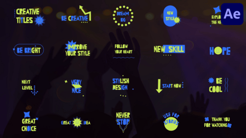 Títulos creativos para After Effects