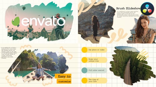 Brush Slideshow for DaVinci Resolve