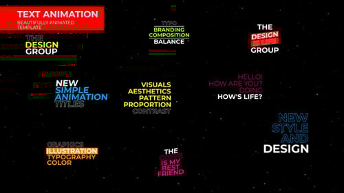 Animation de texte 1.0 | After Effects