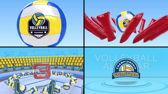 Dynamic Volleyball Championship Countdown Timer Opener, Elements ft. 3d ...
