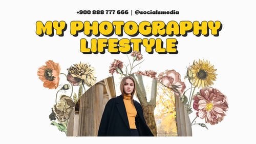 Floral Flowers Promo MOGRT