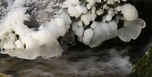 Icicles Above Water