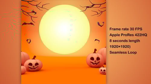 Halloween Promo Background Loop