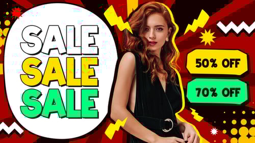 Cyber Monday Sale Promo MOGRT