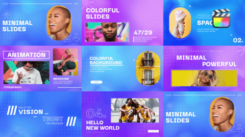 Colorful Animation Typography \ FCPX