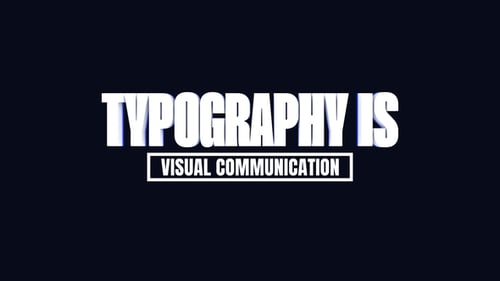 Abstract Text Animations