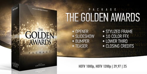 Elegant Golden Awards Show Package