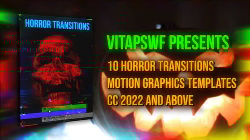 Halloween Horror Transitions | MOGRT