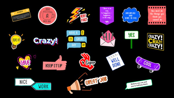 After Effects Pop Ups Titles Templates Editable Titles Templates Envato