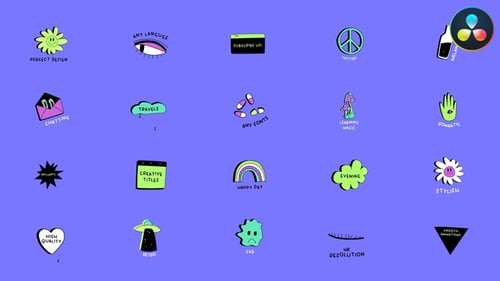 Playful Hand-Drawn Title Animations and Graphics Pack