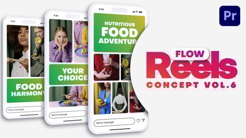 Dynamic Reels Story Pack for Food and Health Content