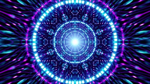 Trippy Geometric Tunnel