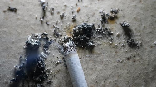 cigarette allumée