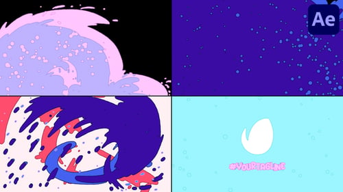 Logo de Juicy Liquid para After Effects