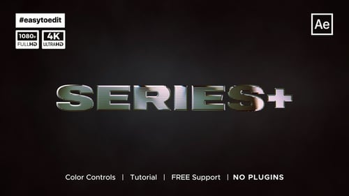 Dynamic Glitch Cinematic Logo Reveal