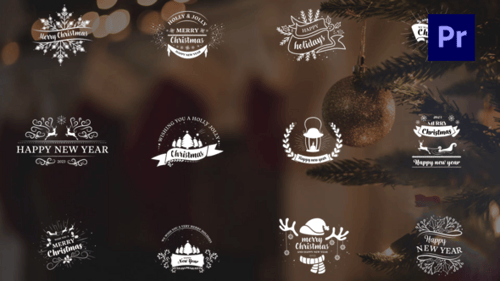 Christmas Badges Titles