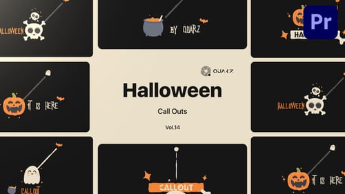 Halloween Call Outs for Premiere Pro Vol. 14