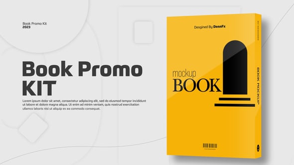 Book Promo Kit, Product Promo ft. magazine mockup & 3d book - Envato