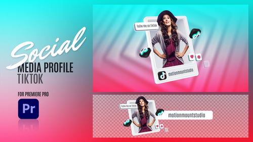 Dynamic Social Media Profile Card for Short-Form Video