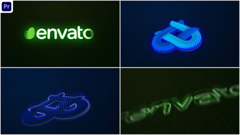 Tech Logo Animation, Logo Stings ft. company & glitch - Envato