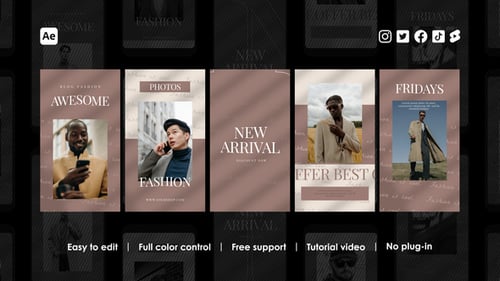 Dynamic Fashion Instagram Reels for Social Media