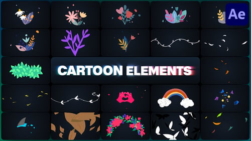 Cartoon Elements for After Effects